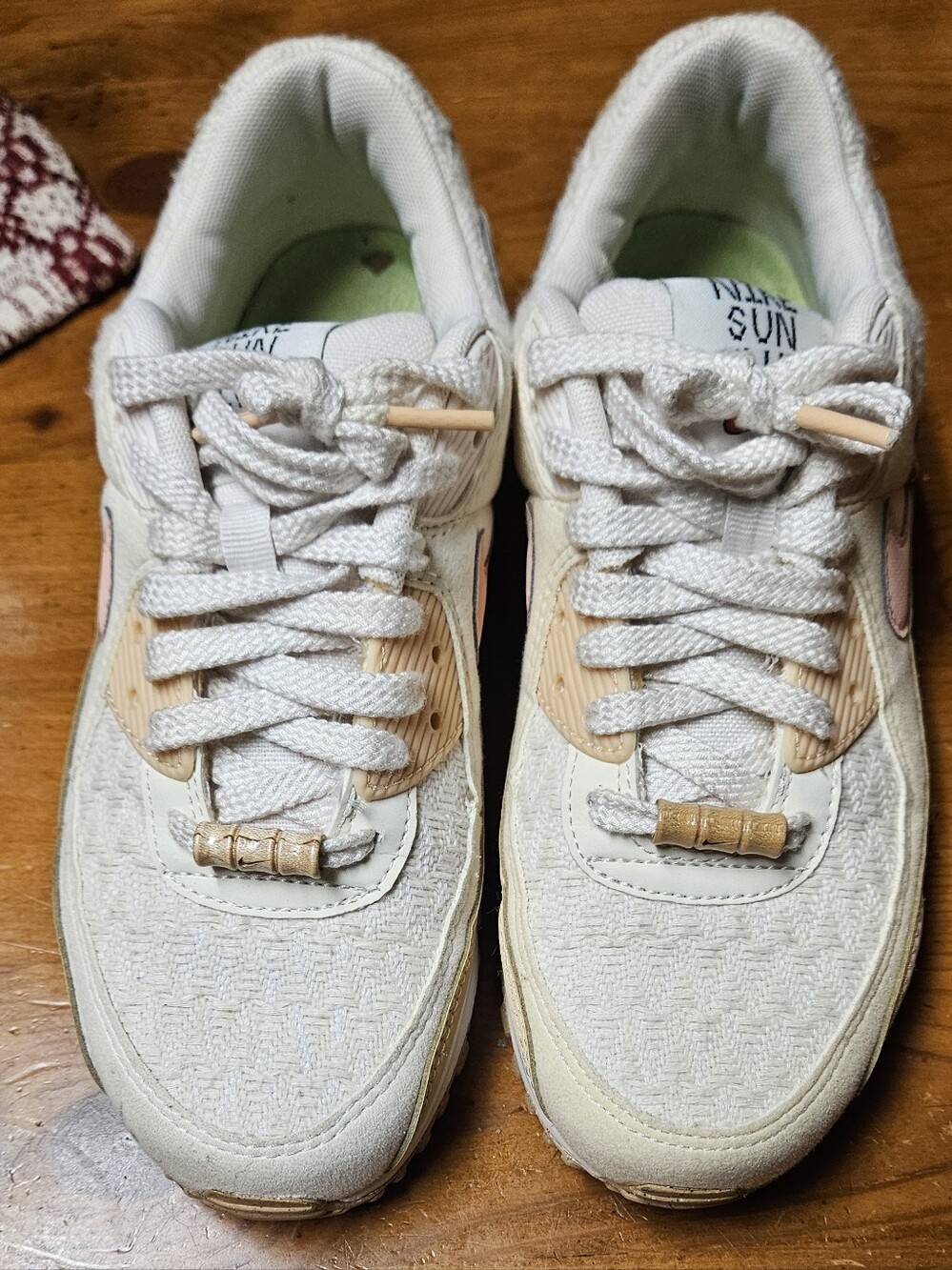 Nike Women's Athletic Shoes in White and Beige